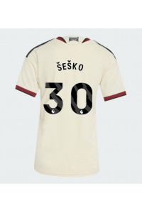 Manchester United Benjamin Sesko #30 Jalkapallovaatteet Naisten Kolmaspaita 2026-27 Lyhythihainen
